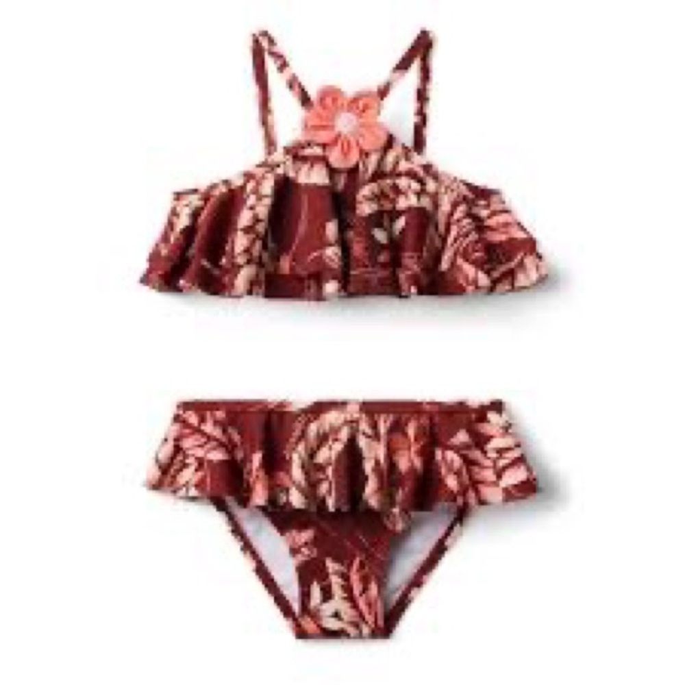 Disney Moana Island Leaf 2-Piece Swimsuit